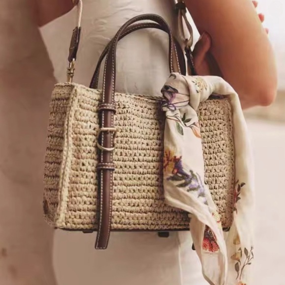 New Zara mini woven tote bag - Picture 2 of 2
